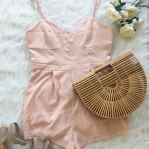 Forever 21 blush romper